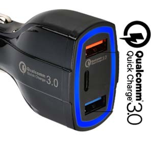 A car mobile charger is a device that allows you to charge your mobile devices, such as smartphones, tablets, and GPS units, while on the go in your vehicle. It usually plugs into the 12V cigarette lighter socket in your car and converts the DC power from your car's electrical system into the AC power needed to charge your mobile devices.