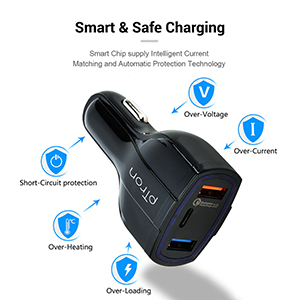 A car mobile charger is a device that allows you to charge your mobile devices, such as smartphones, tablets, and GPS units, while on the go in your vehicle. It usually plugs into the 12V cigarette lighter socket in your car and converts the DC power from your car's electrical system into the AC power needed to charge your mobile devices.